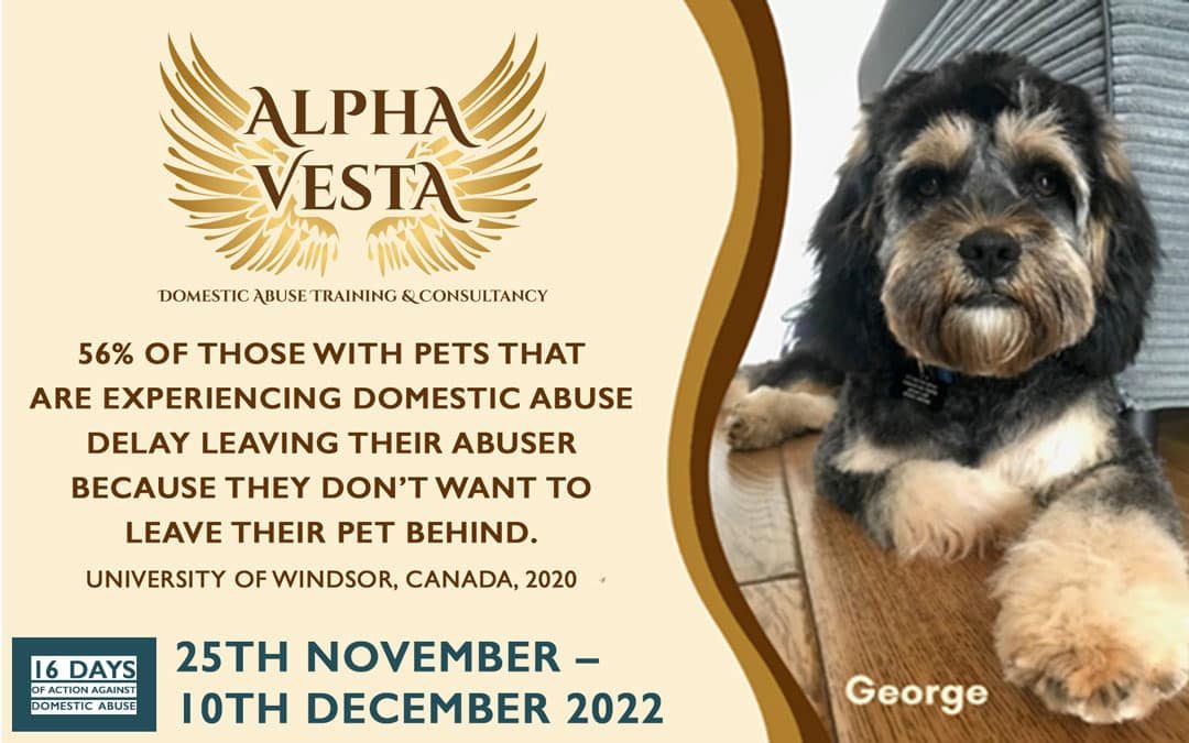 Domestic Abuse and Pet Abuse – 16 Days of Action