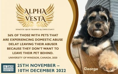 Domestic Abuse and Pet Abuse – 16 Days of Action